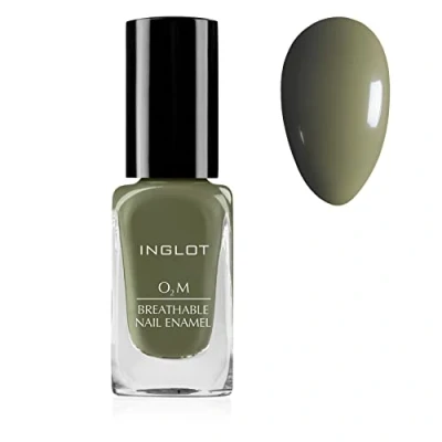 Abbildung von Inglot O2M Atmungsaktiver Nagellack, Luft und Wasserdurchlässig, Hält den Nagel Langanhaltend in Optimalem Zustand, Perfekte Maniküre für Jeden Anlass, 11 ml : 424