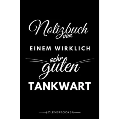 Abbildung von Notizbuch für den Tankwart: personalisierte Geschenk Idee Männer, die an der Tanstelle arbeiten