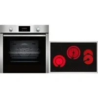 Abbildung von NEFF Backofen Set &quot;BX48P&quot;, BX48P, mit Teleskopauszug nachrüstbar, Pyrolyse Selbstreinigung