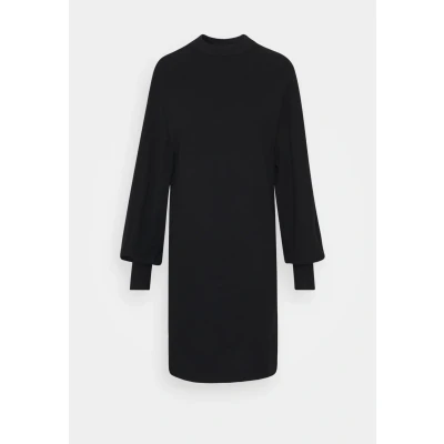 Abbildung von ONLY Onllabelle Strickkleid, Damen, Größe: XS, Black
