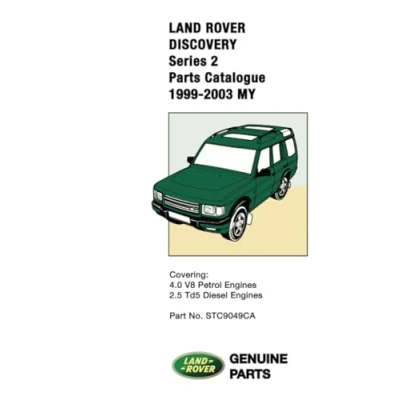 Abbildung von Land Rover Discovery Series 2 1999 2003 Parts Catalogue: STC9049CA