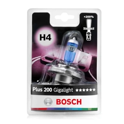 Abbildung von Bosch H4 Plus 200 Gigalight Lampe 12 V 60/55 W P43t 1 Stück