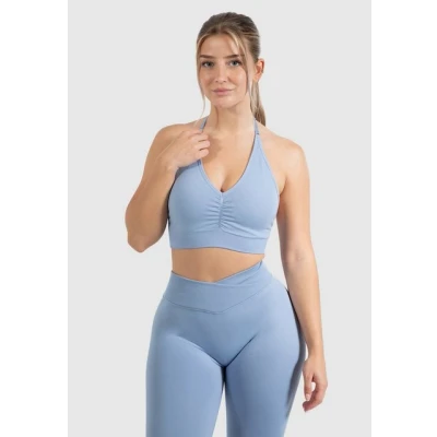 Abbildung von Smilodox Silvia Sportbh mit leichter Stützkraft, Damen, Größe: Small, Blau