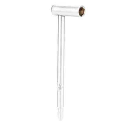 Abbildung von Dilwe Gitarre Halsstab Schlüssel, 2 in 1 9mm/7mm Truss Rod Box Reparaturschlüssel Werkzeug Zubehörteil für Gitarren(7 mm / 0,28 Zoll)