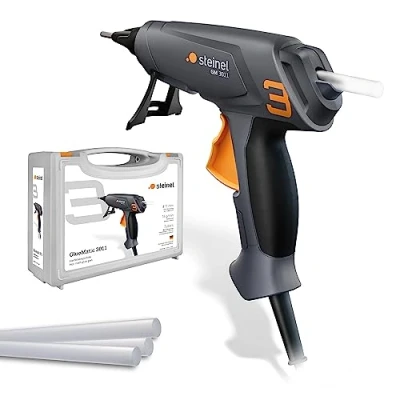 Abbildung von steinel Heißklebepistole GlueMatic 3011, leicht, ergonomsich, Fördermenge von 16 g/min, Faltschachtel
