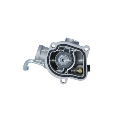 Abbildung von NRF 725258 Kühlwasserthermostat 87 mit Sensor, Dichtring Gehäuse MERCEDES BENZ: G Klasse SUV
