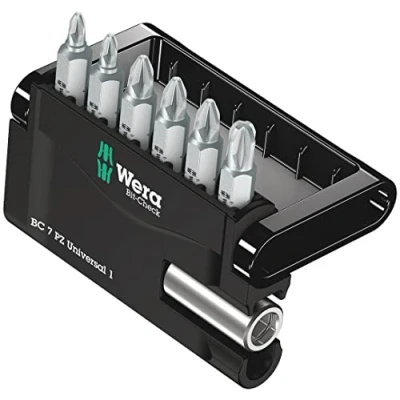 Abbildung von Wera Bit Sortiment, Check 7 PZ Universal 1, teilig, 05056296001