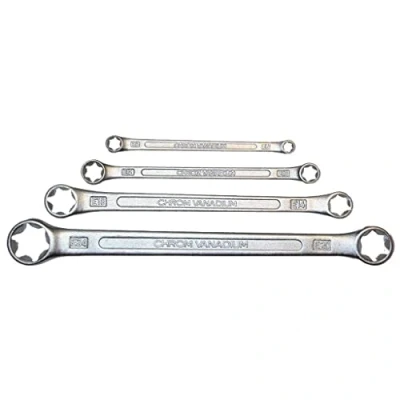 Abbildung von SW Stahl 01550L Doppel Ringschlüsselsatz 80 E6, E8, E10, E12, E14, E18, E20, E24, E6xE8, E10xE12, E14xE18, E20xE24 4 Chrom Vanadium