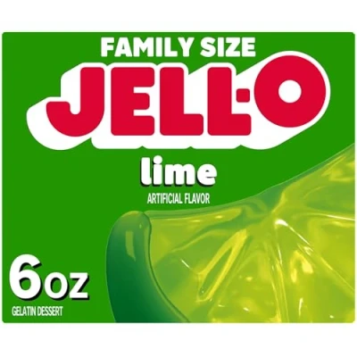 Abbildung von Jello O Gelatin Dessert Lime