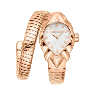 Abbildung von Rosa Gold Snake Edelstahl Uhr