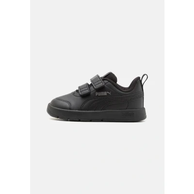 Abbildung von Puma Courtflex V3 Sneakers Kleinkinder Schuhe Mit Plain Black/Black/Cast Iron Größe: 25
