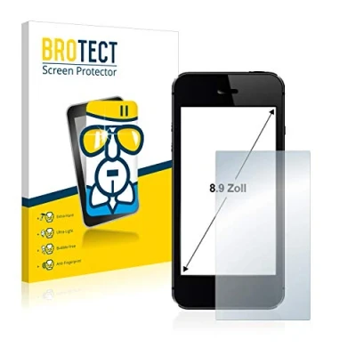 Abbildung von BROTECT 8.9&quot; Schutzglas für Smartphones und Handys mit 8,9 Zoll (22.6 cm) [195 x 114 mm, 1:2] Schutzfolie Panzer Folie Glas [Extrem Kratzfest