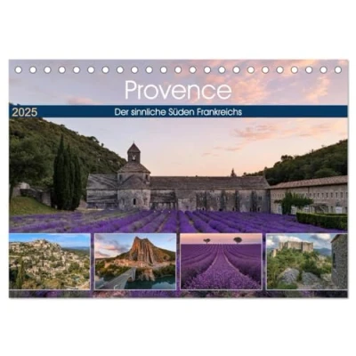 Abbildung von Provence, der sinnliche Süden Frankreichs (Tischkalender 2025 DIN A5 quer), CALVENDO Monatskalender
