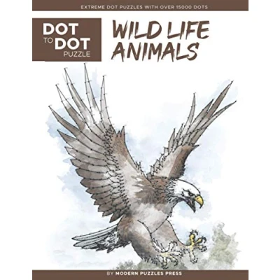 Abbildung von Wildlife Animals Dot to Puzzle (Extreme Puzzles with over 15000 dots): Extreme Books for Adults Challenges complete and color (Modern Books)