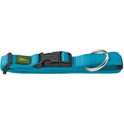 Abbildung von HUNTER VARIO PLUS Hundehalsung, Hundehalsband, Zugentlastung, robust, geschmeidig, Klickverschluss, M L/2,0, petrol