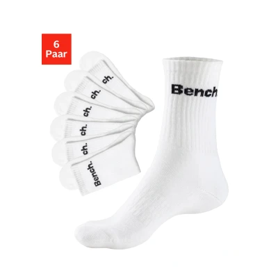 Abbildung von Bench. Tennissocken, (Packung, 6 Paar), mit Fuß Polsterung