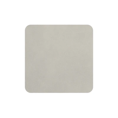 Abbildung von ASA Selections Untersetzer Soft Leather Limestone 10 x cm 4 Stück