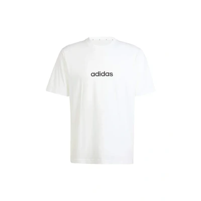 Abbildung von adidas Herren Essentials LINEAR Single Jersey Tee, White/Black, XS