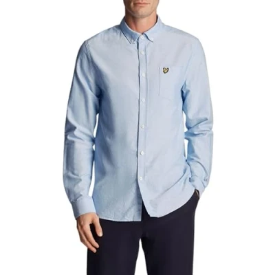 Abbildung von Lyle &amp; Scott Regular FIT Light Weight Oxford Hemd, Herren, Größe: Small, Riviera