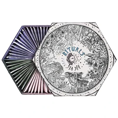 Abbildung von ACORUS Rituals Tee Set Natürliche Geschenkset mit 6 Geschmacksrichtungen Erstellen sie Ihre Täglichen Rituale Geschenk Teebox 60 Kräuter Teebeutel
