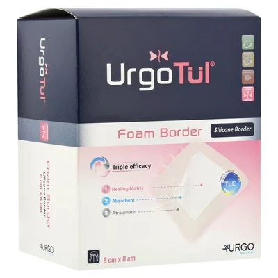 Abbildung von Urgotül Foam Border 8x8 cm Verband 20 St