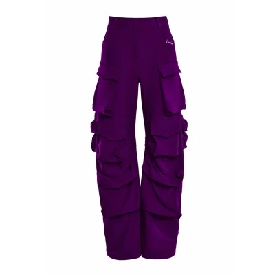 Abbildung von Winshape CP101C Cargohose, Damen, Größe: Small, Dark plum