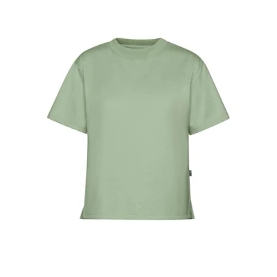 Abbildung von trigema Damen 5362051 T Shirt, Green Tea, Medium