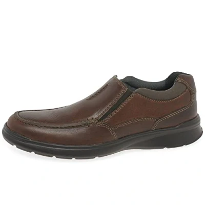 Abbildung von Clarks Herren Cotrell Free Slipper, Braun (Tobacco Leather), 40 EU