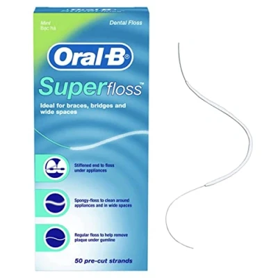 Abbildung von Oral B Superfloss Zahnseide, Geschmacklos