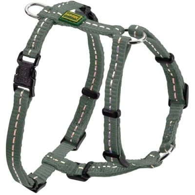 Abbildung von Hunter Tierbedarf Hunde Geschirr Tripoli Vario Basic oliv, reflektierend