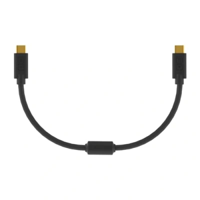 Abbildung von DJ TECHTOOLS Chroma Cables USB C to black, 0,25 m Kabel für DJs