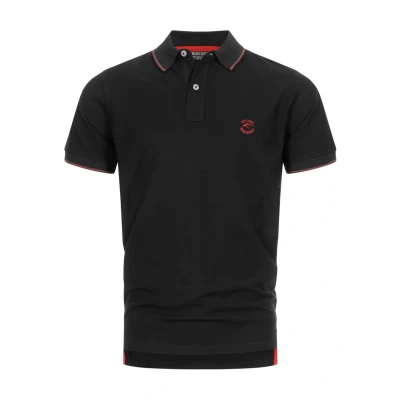 Abbildung von Indicode Jeans Wallo Poloshirt, Herren, Größe: Small, Black