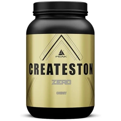 Abbildung von PEAK Createston Zero 1560g Geschmack Cherry I 30 Portionen Pulver Post Workout ALL in One Vollversorgung Protein Aminosäuren Creapure Muskelaufbau Low Carb Diät 1560 g