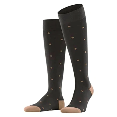 Abbildung von FALKE Herren Kniestrümpfe Dot M KH Baumwolle lang gemustert 1 Paar, Braun (Brown 5931), 39 42