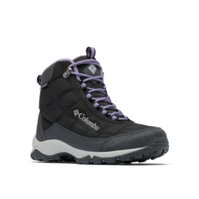 Abbildung von Columbia FIRECAMP BOOT Snowboot/Winterstiefel, Damen, Größe: 41.5, Black/plum purple Schuhe