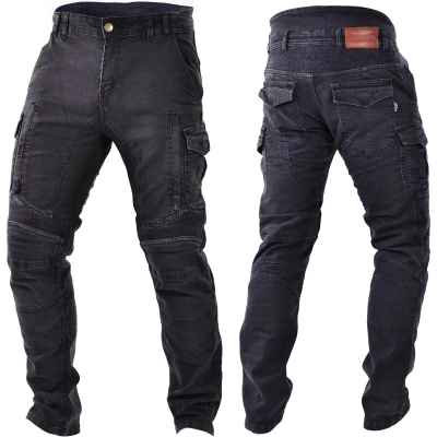 Abbildung von Trilobite Motorradhose Acid Scrambler Doublelayer Motorrad Jeans Knieprotektoren enthalten