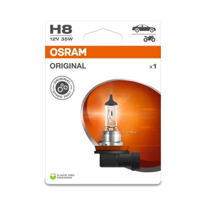 Abbildung von OSRAM ORIGINAL LINE 12V, H8, Halogen Scheinwerferlampe, Einzelblister