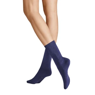 Abbildung von Hudson Damen Socken Relax Cotton druckfreier Bund royal blue 0539 35 38