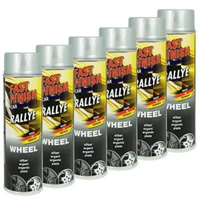 Abbildung von Fast Finish 430244 SET WHEEL Felgensilber 6 x 500 ml, silber