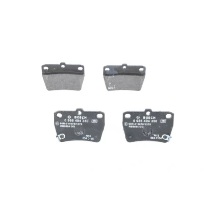 Abbildung von BOSCH 0 986 494 350 Bremsbelagsatz Low Metallic mit akustischer Verschleißwarnung TOYOTA: RAV4 I SUV, II CHERY: Tiggo