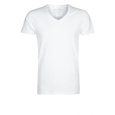 Abbildung von Jack &amp; Jones Basic Vneck Tshirt basic, Herren, Größe: XS, Opt white