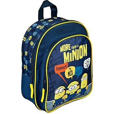Abbildung von Undercover MNIO7601 Kinderrucksack Minions mit Hauptfach, Fronttasche, Reißverschluß und höhenverstellbaren, gepolsterten Schultergurten, für Schule, Freizeit auf Reisen