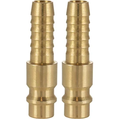 Abbildung von Poppstar 2x Druckluft Stecknippel NW 7,2 mit Schlauch Tülle Ø 9mm für Anschluss