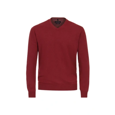 Abbildung von Casamoda 4430 Strickpullover, Herren, Größe: Medium, Bordeauxrot