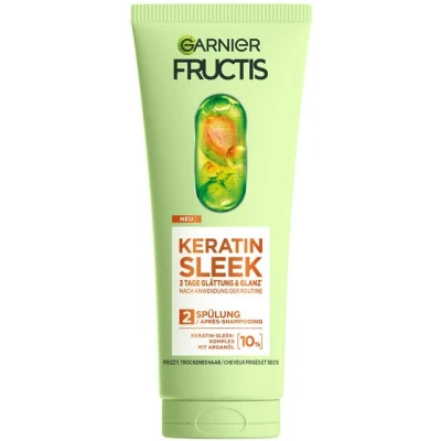Abbildung von Garnier Fructis Keratin Sleek Spülung 6 x 200 ml