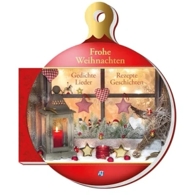 Abbildung von Weihnachtskugelbuch &quot;Frohe Weihnachten&quot;: Gedichte Rezepte Lieder Geschichten