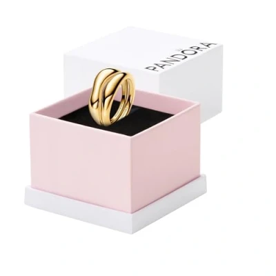 Abbildung von Pandora PACK OF 2 Ring, Damen, Größe: 50, Gold plated