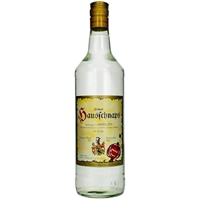 Abbildung von Thomas Prinz Hausschnaps Marille Obstbrand 34% 1,0 Liter I Visando Paket