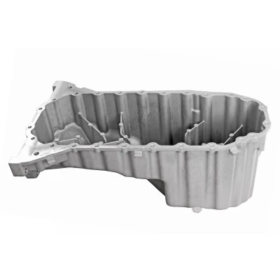 Abbildung von VAICO V10 6733 Ölwanne mit Ölablassschraube ohne Ölwannendichtung, Bohrung für Ölstandsensor, Dichtring Aluminium