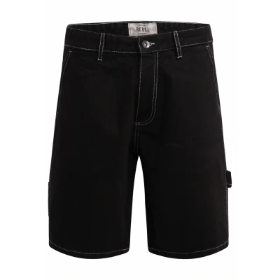 Abbildung von Redefined Rebel MITO Loose FIT Jeans Shorts, Herren, Größe: XXL, Black